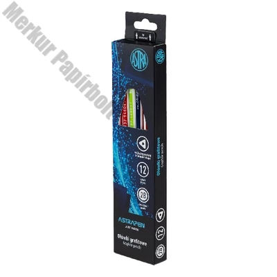 Grafitceruza ASTRA PEN radíros neon 2B