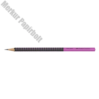 Grafitceruza FABER-CASTELL Grip 2001 HB kéttónusú fekete/pink