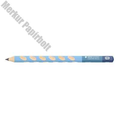 Grafitceruza ICO Süni Kidlike Jumbo HB háromszögletű rovátkolt pasztell kék