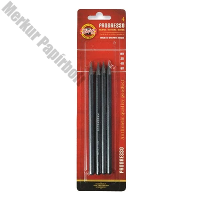 Grafitceruza KOH-I-NOOR 8914 Progresso 4 darabos (6B,4B,2B,HB)