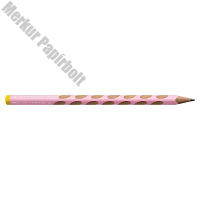 Grafitceruza STABILO Easygraph Pastel HB háromszögletű balkezes rózsaszín