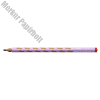 Grafitceruza STABILO Easygraph Pastel HB háromszögletű jobbkezes lila