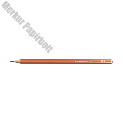Grafitceruza STABILO Pencil 160 HB hatszögletű narancssárga