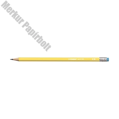 Grafitceruza STABILO Pencil 160 HB hatszögletű radíros citromsárga