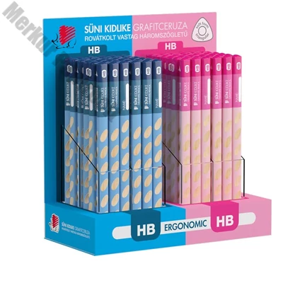 Grafitceruza display ICO Süni Kidlike Jumbo HB háromszögletű 96 darabos