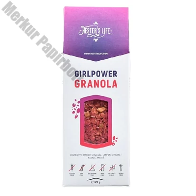 Granola HESTER’S Girlpower málnás 320 g