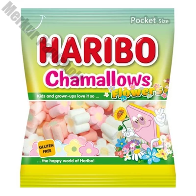 Gumicukor HARIBO Chamallow Flowers gluténmentes 100 g
