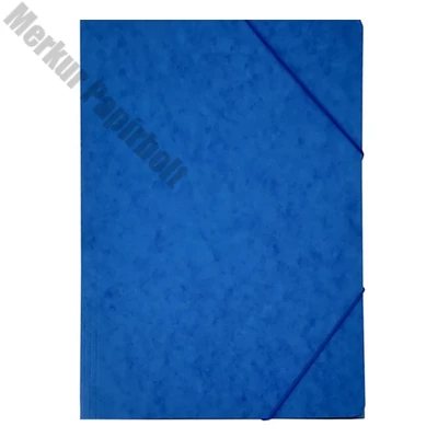 Gumis mappa A/4 prespán kék 345 g
