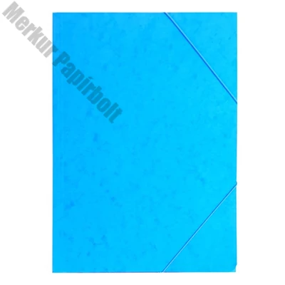 Gumis mappa A/4 prespán világoskék 345 g