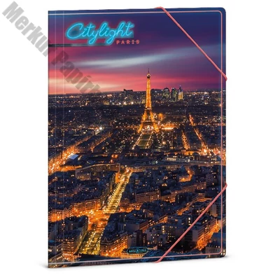 Gumis mappa ARS UNA A/4 City light-Paris
