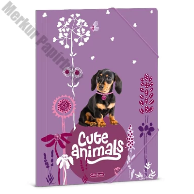 Gumis mappa ARS UNA A/4 Cute Animals-Puppy