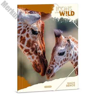 Gumis mappa ARS UNA A/4 Icons of the Wild-Giraffes