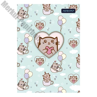 Gumis mappa ASTRA karton pasztelline A/4 animals