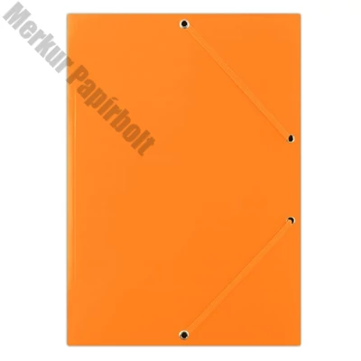 Gumis mappa DONAU A/4 karton narancssárga