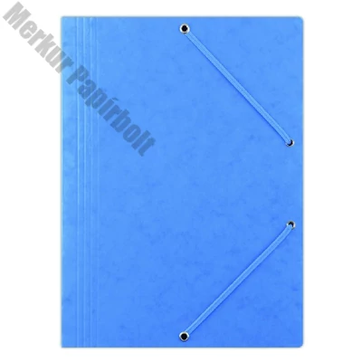 Gumis mappa DONAU A/4 prespán kék