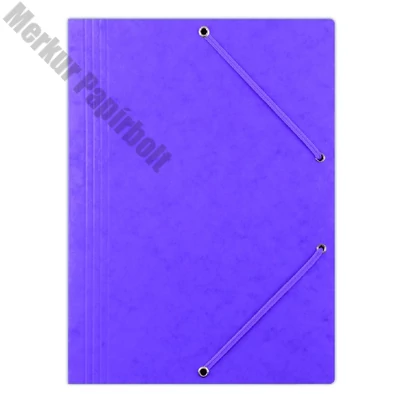 Gumis mappa DONAU A/4 prespán lila