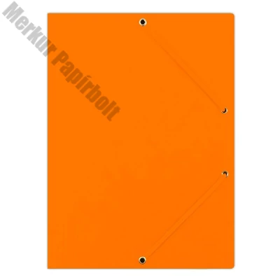 Gumis mappa DONAU A/4 prespán narancssárga