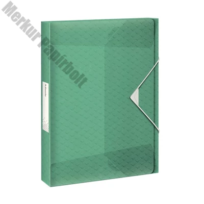 Gumis mappa ESSELTE Colour Breeze Jumbo Plus A/4 40mm PP zöld