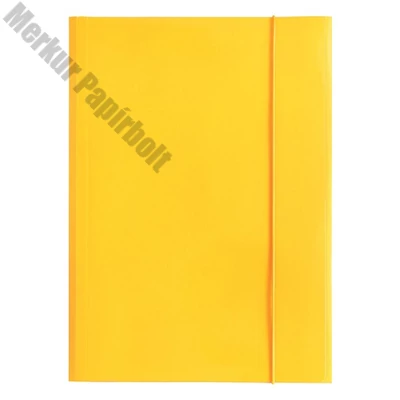 Gumis mappa OPTIMA A/4 sárga 400 g