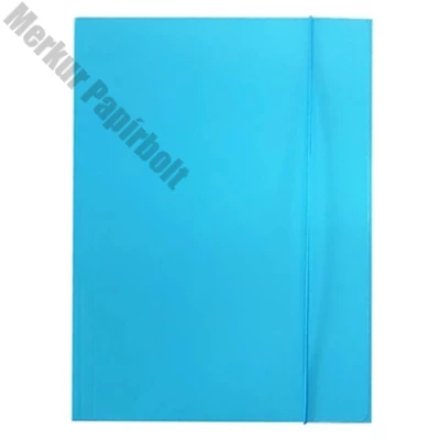 Gumis mappa OPTIMA A/4 világoskék 600 g
