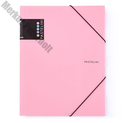 Gumis mappa PASTELINI PP A/4 pink