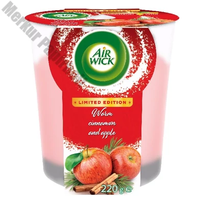 Gyertya AIR WICK meleg fahéj és alma 220 g