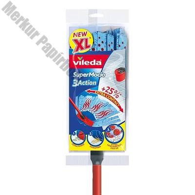 Gyorsfelmosó VILEDA 3Action Velour kék