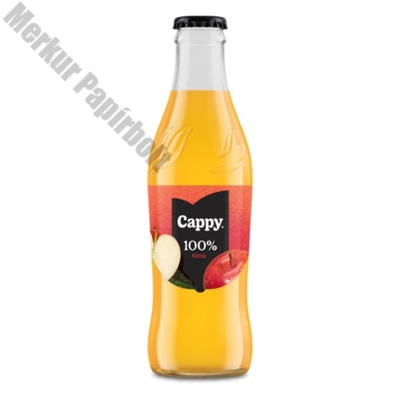 Gyümölcslé CAPPY Alma 100% üveges 0,25L DRS
