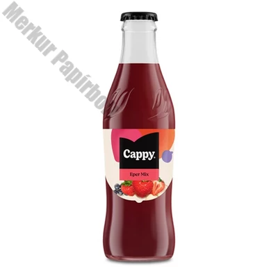 Gyümölcslé CAPPY Eper 35% üveges 0,25L DRS