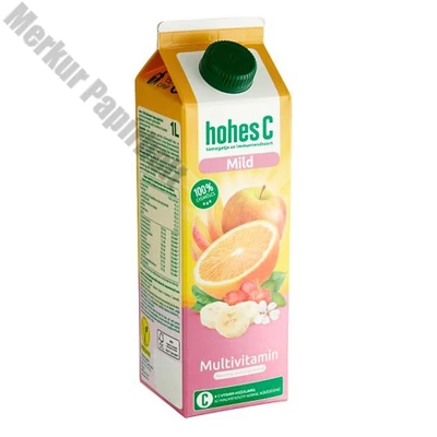 Gyümölcslé HOHES C Mild Multivitamin 100% 1L