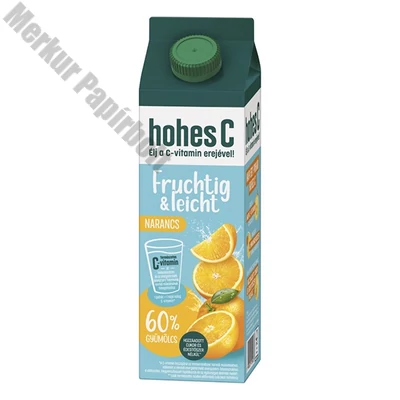 Gyümölcslé HOHES C Plus Fruchtig&Leicht Narancs 60% 1L
