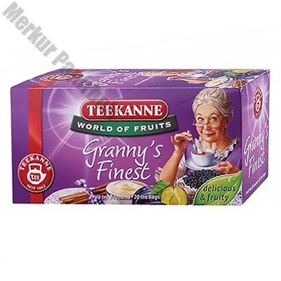 Gyümölcstea TEEKANNE Granny Finnest szilvás-fahéjas