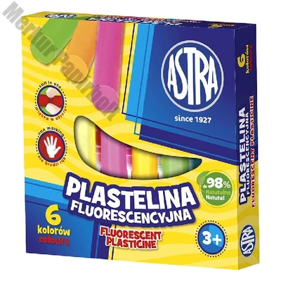 Gyurma ASTRA fluoreszkáló 6 színű