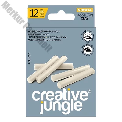 Gyurma CREATIVE JUNGLE grey natúr 12 darabos