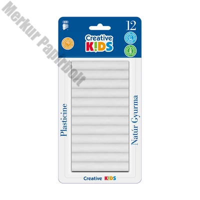 Gyurma ICO Creative Kids natúr 165 g 12 darabos