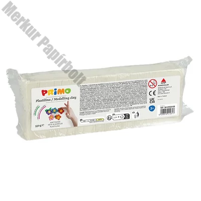 Gyurma PRIMO modellező gyurma 550 g fehér