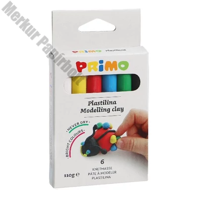 Gyurma PRIMO színes 6 szín/készlet