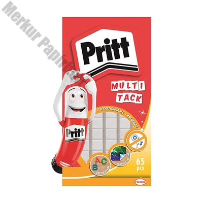 Gyurmaragasztó HENKEL Pritt Multi Tack fehér 65 kocka/csomag