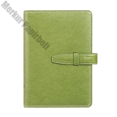 Gyűrűs kalendárium SATURNUS L228 sárga lapos zöld műbőr 2026.