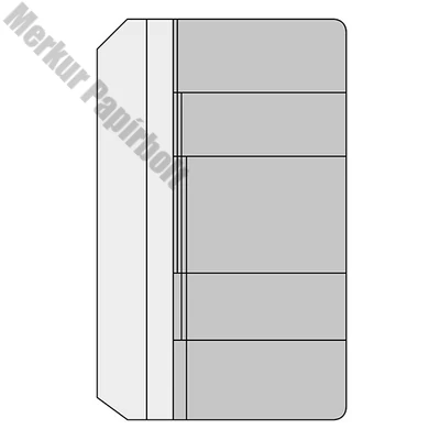 Gyűrűs kalendárium betét SATURNUS S335 névjegytartó