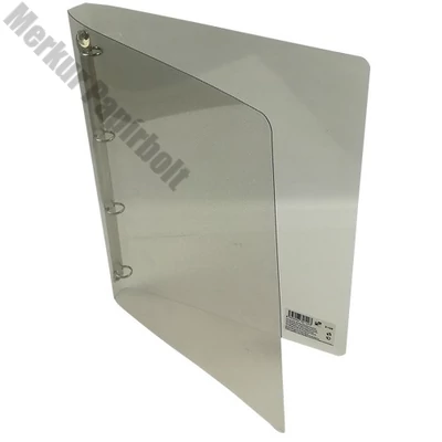 Gyűrűskönyv A/4 20 mm 4 gyűrű átlátszó füst