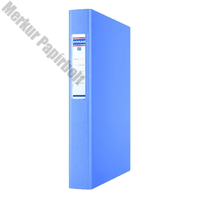 Gyűrűskönyv DONAU A/4 40 mm 2 gyűrű karton kék