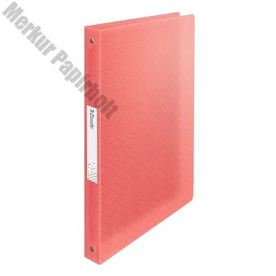 Gyűrűskönyv ESSELTE Colour Breeze A/4 25 mm 4 gyűrű PP korall