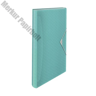 Harmónika mappa ESSELTE Colour Breeze A/4 PP 6 rekeszes kék