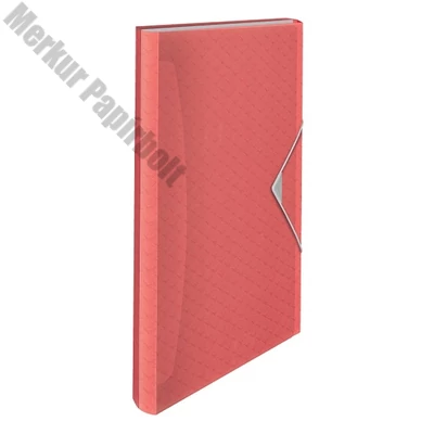 Harmonika mappa ESSELTE Colour Breeze A/4 6 rekeszes korall
