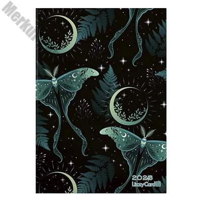 Határidőnapló LIZZY CARD B/6 napi keménytáblás Moth and moon 2026.