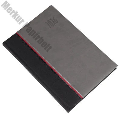 Határidőnapló REALSYSTEM Kensington B/5 heti fehér lapos szürke 2026. Határidőnapló REALSYSTEM Kensington B/5 heti fehér lapos szürke 2026.