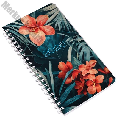 Határidőnapló REALSYSTEM SP2 spirál A/6 heti fehér lapos tropical 2026.