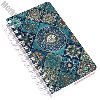 Határidőnapló REALSYSTEM SP5 spirál A/6 napi fehér lapos mozaik 2026.