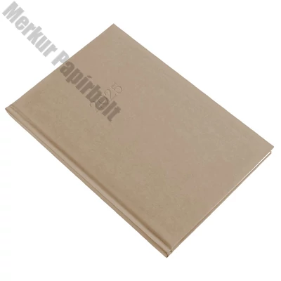 Határidőnapló REALSYSTEM Standard B/5 heti fehér lapos drapp 2026.